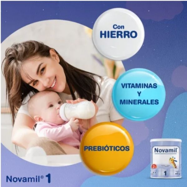 Fórmula Infantil En Polvo Bayer Novamil 1 En Lata 800g