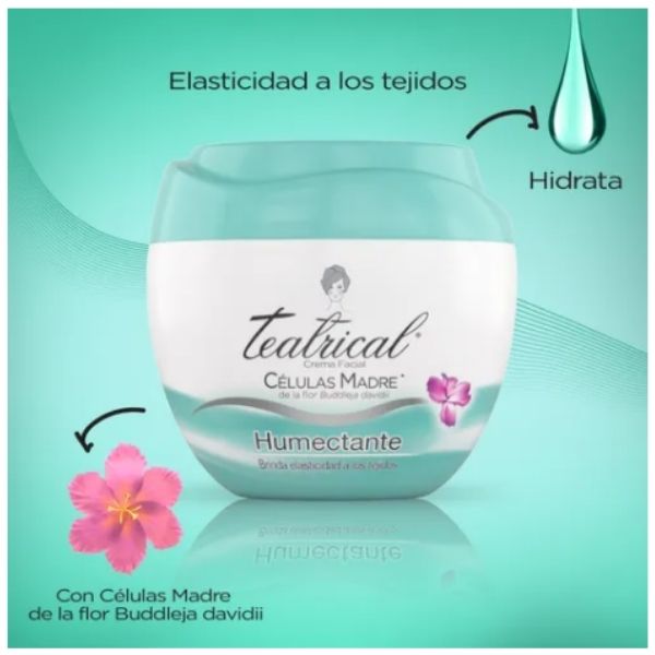 Teatrical Crema Facial Humectante 400 G. Humecta La Piel