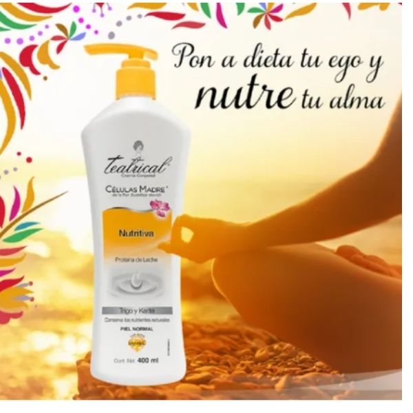 Teatrical Crema Corporal Nutritiva 400 Ml. Hidrata La Piel