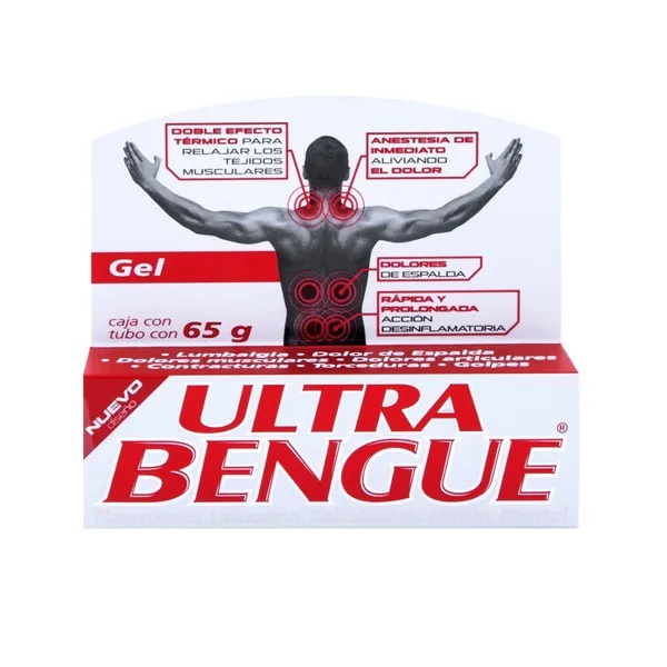 Bengue Gel Ultra Azul 35 G. Desinflama Y Alivia El Dolor