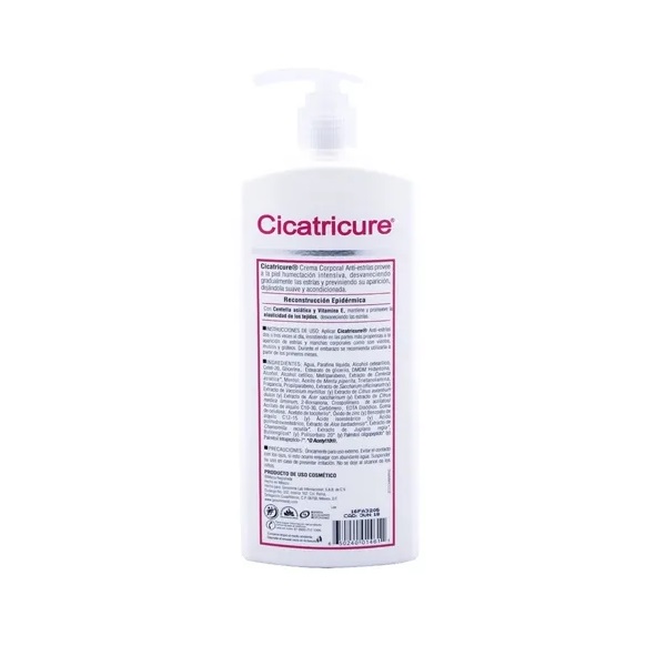 Cicatricure Crema Corporal Antiestrías 400 Ml.