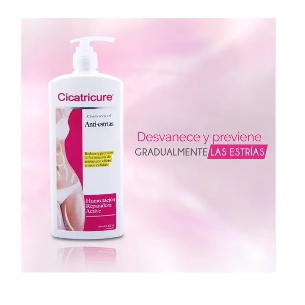 Cicatricure Crema Corporal Antiestrías 400 Ml.