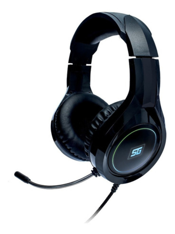 Audifonos Diademas Gamer Pc Rgb Usb Microfono Vorago Hs-501