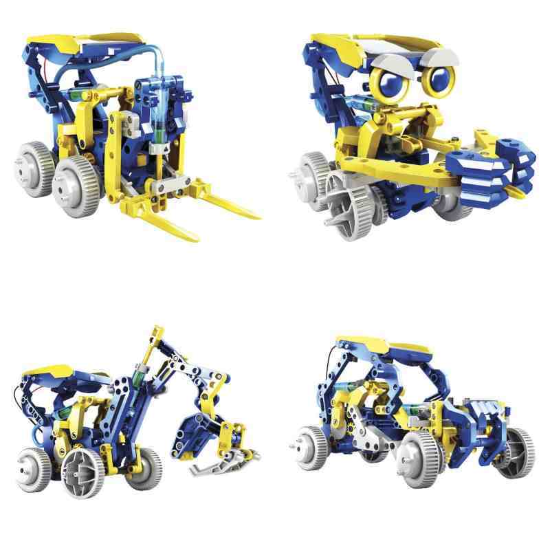 Robot De Juguete Solar E Hidráulico 12 En 1 