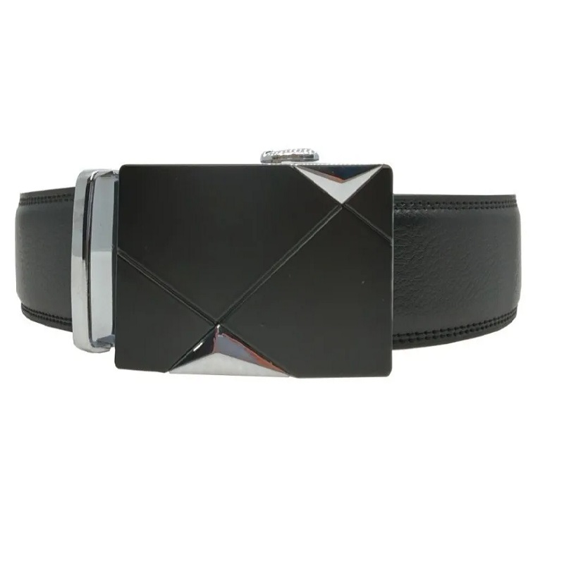 Cinturon Hombre Piel Hebilla Ajustable Multitalla