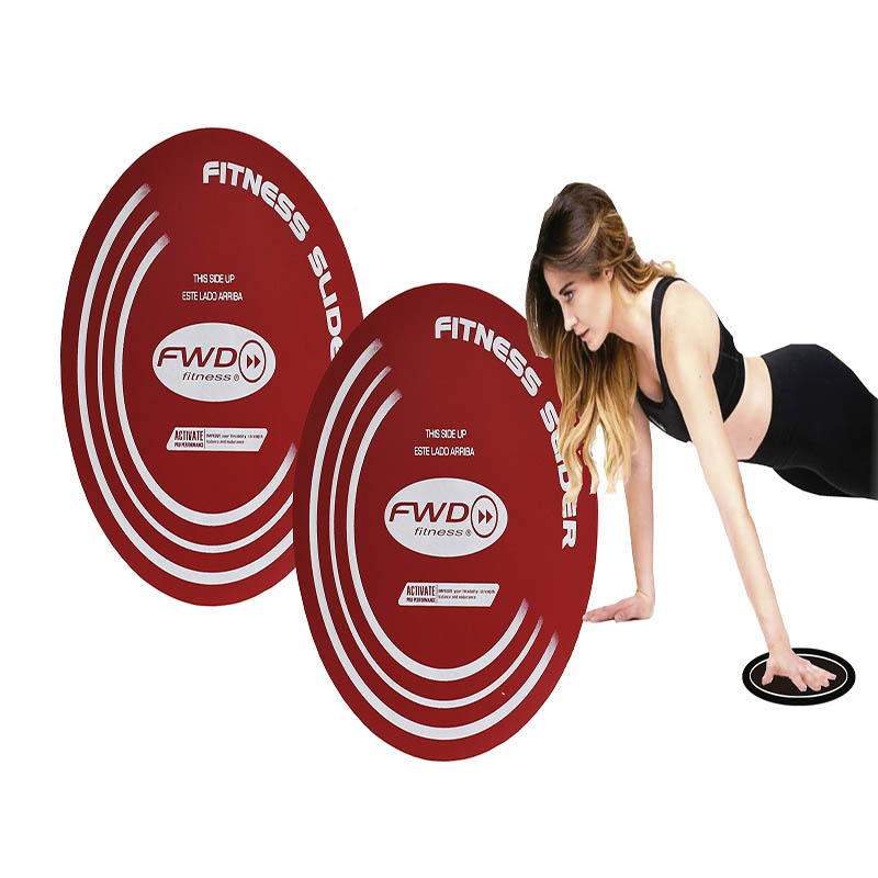 2pcs Discos deslizantes Slider Fitness Disc Ejercicio Placa