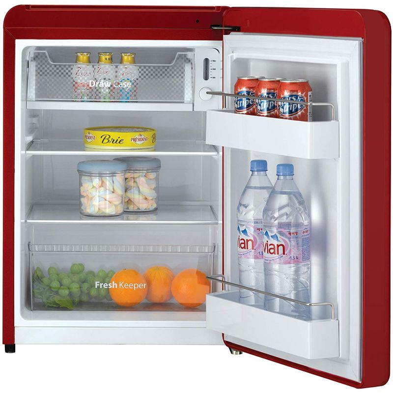 Frigo Bar Classic, Daewoo FR-102PR color Rojo