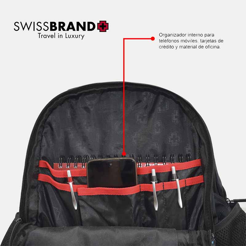 Mochila best sale swissbrand gris