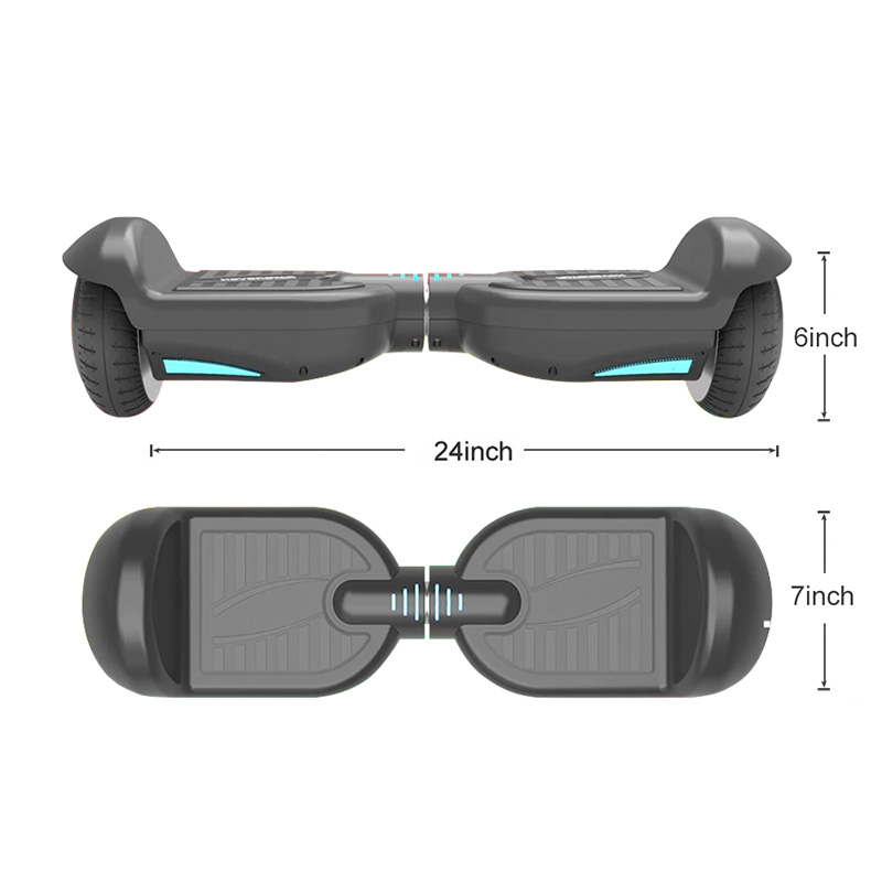 Patineta Eléctrica HOVERSTAR DZT para niños y adultos, llantas de 6.5" con luces flash y Leds