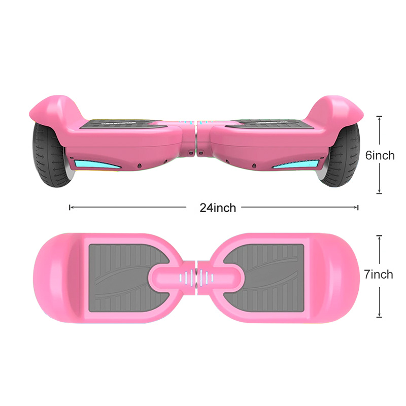 Patineta Eléctrica HOVERSTAR DZT para niños y adultos, llantas de 6.5" con luces flash y Leds
