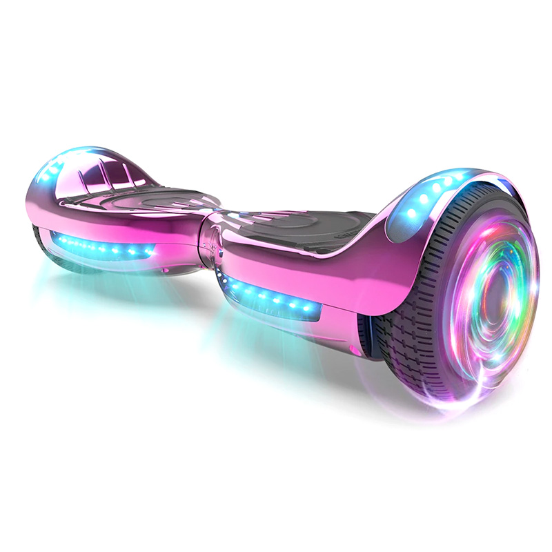 Patineta eléctrica HOVERSTAR para niños y adultos llantas de 6.5" con bocinas bluetooth para escuchar música y luces led!