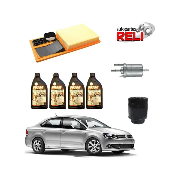 Kit Afinacion Vw Vento 1.6l Aceite 5w30 Sintético