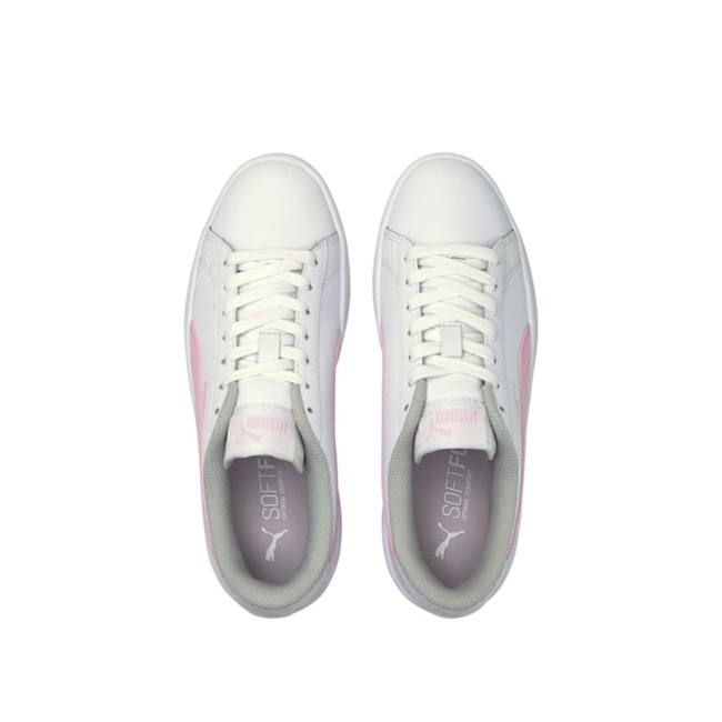 TENIS PUMA SMASH V2 JR BLANCO-ROSA/MUJER 365170 28