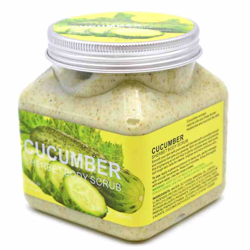Exfoliante corporal de pepino Wokali