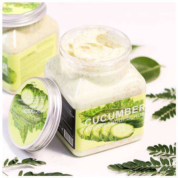 Exfoliante corporal de pepino Wokali