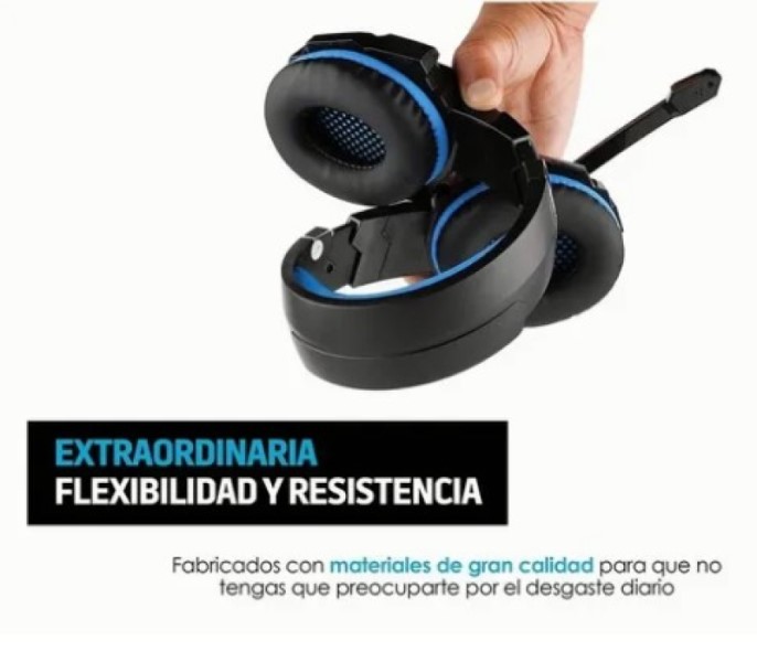 Audífonos Gamer Kotion Each G9000 Micrófono Y Luces Led