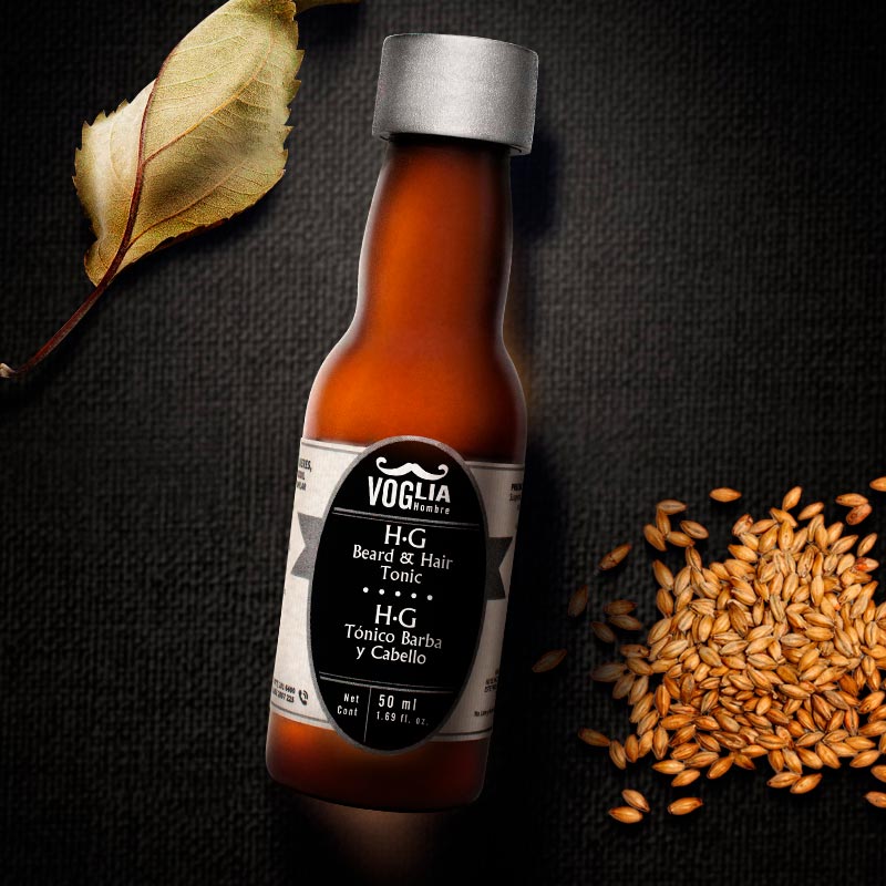 TÓNICO DE CRECIMIENTO PARA BARBA Y CABELLO 6 PIEZAS