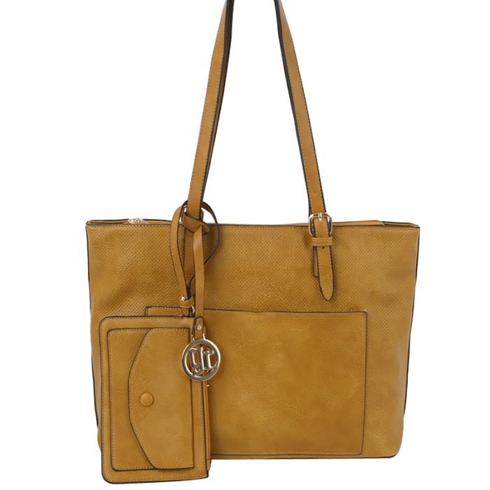 Set Bolso Para Dama Casual Asas Ajustables 3 En 1 Jy-0354