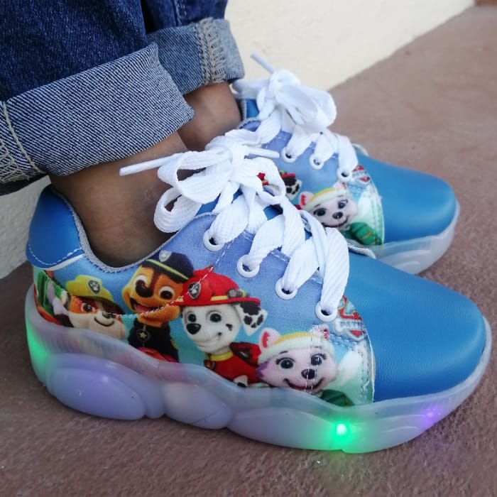 Tenis de paw patrol para niño con discount luces