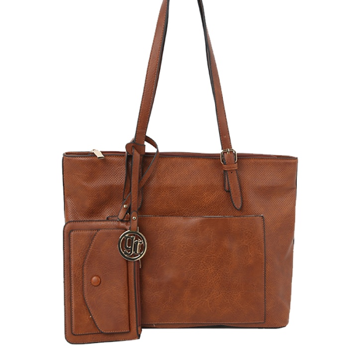 Set Bolso Para Dama Casual Asas Ajustables 3 En 1 Jy-0354