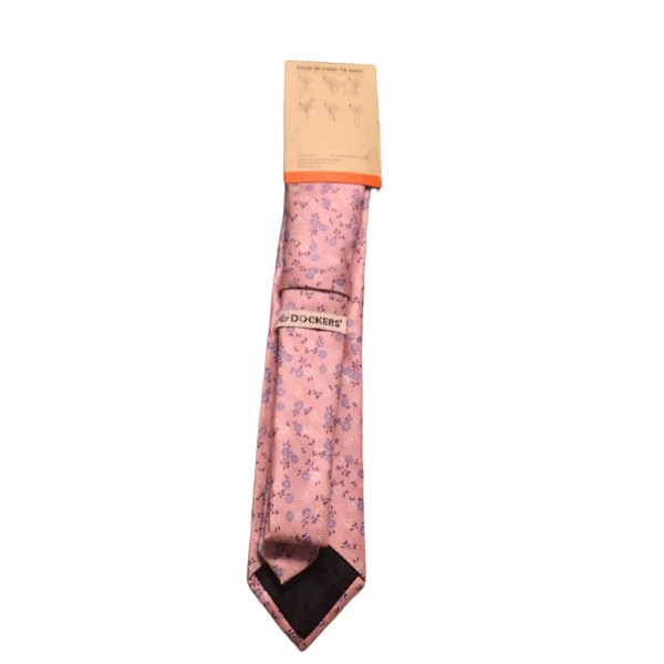 Corbata Caballero Elegante Rosa Con Flores Moderna