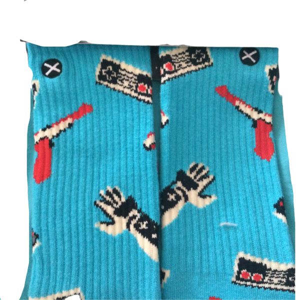 Calcetines Para Hombres Odd Sox Azul Figuras Gamers