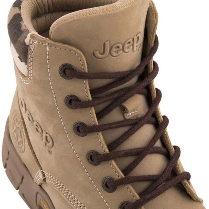 Bota Para Caballero Marca Jeep Industrial Color Café 461
