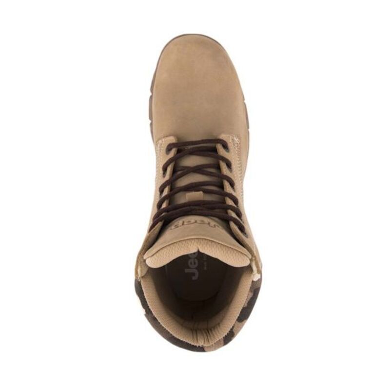 Bota Para Caballero Marca Jeep Industrial Color Café 461