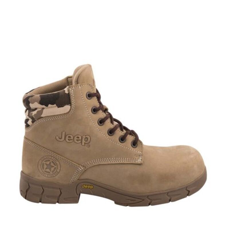 Bota Para Caballero Marca Jeep Industrial Color Café 461