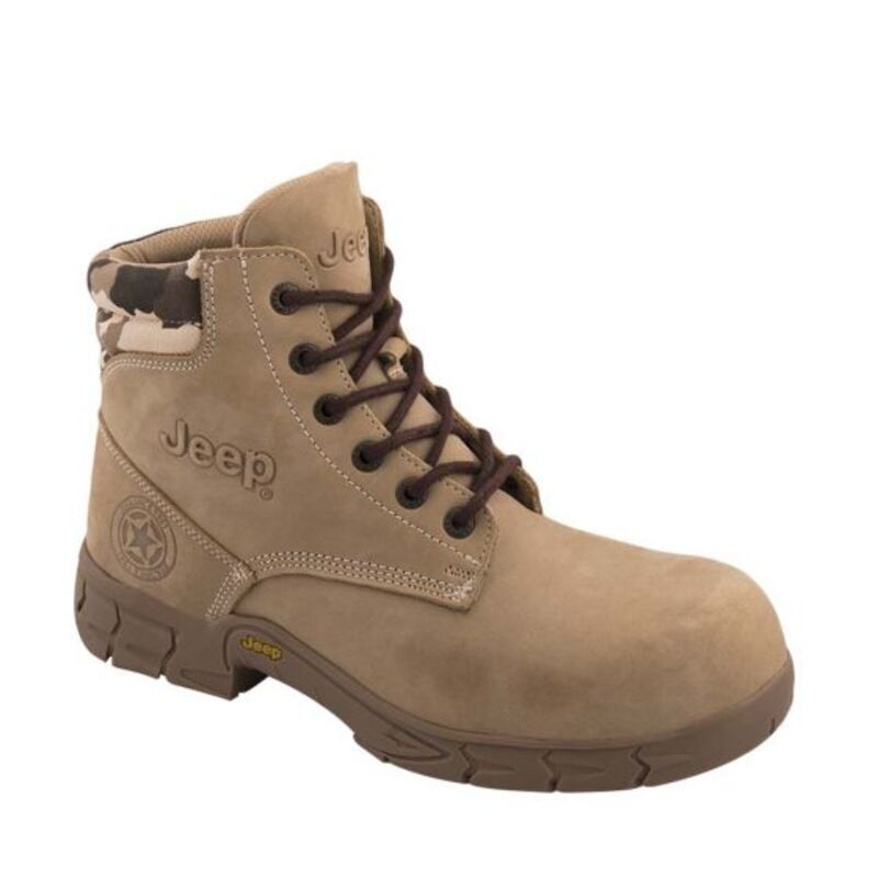 Bota Para Caballero Marca Jeep Industrial Color Café 461