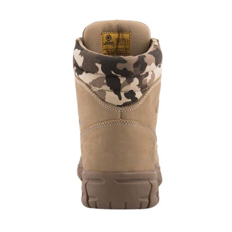 Bota Para Caballero Marca Jeep Industrial Color Café 461