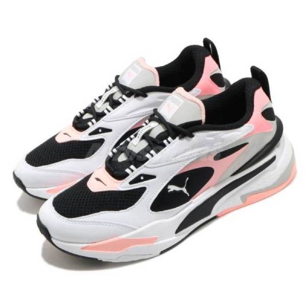 TENIS Puma RS-Fast Negro Blanco Rosa Gris DAMA 