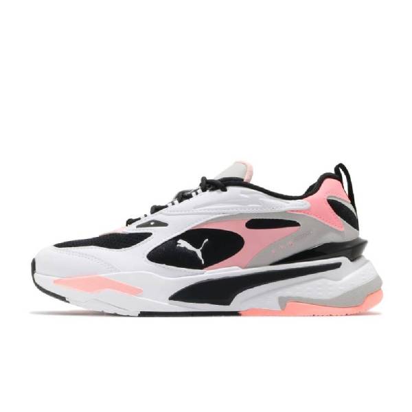 TENIS Puma RS-Fast Negro Blanco Rosa Gris DAMA 