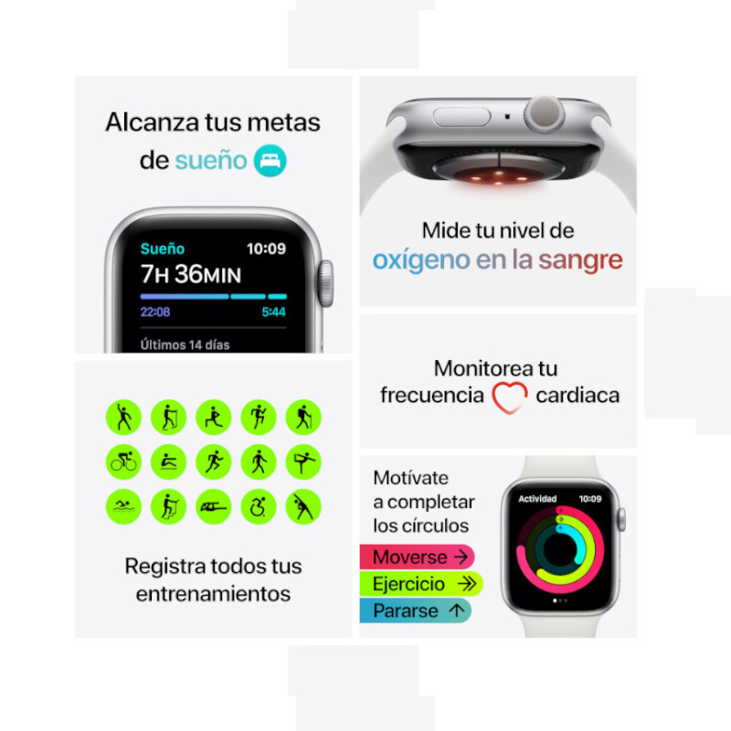 Apple Watch Series (GPS) Caja de aluminio gris espacial de 40