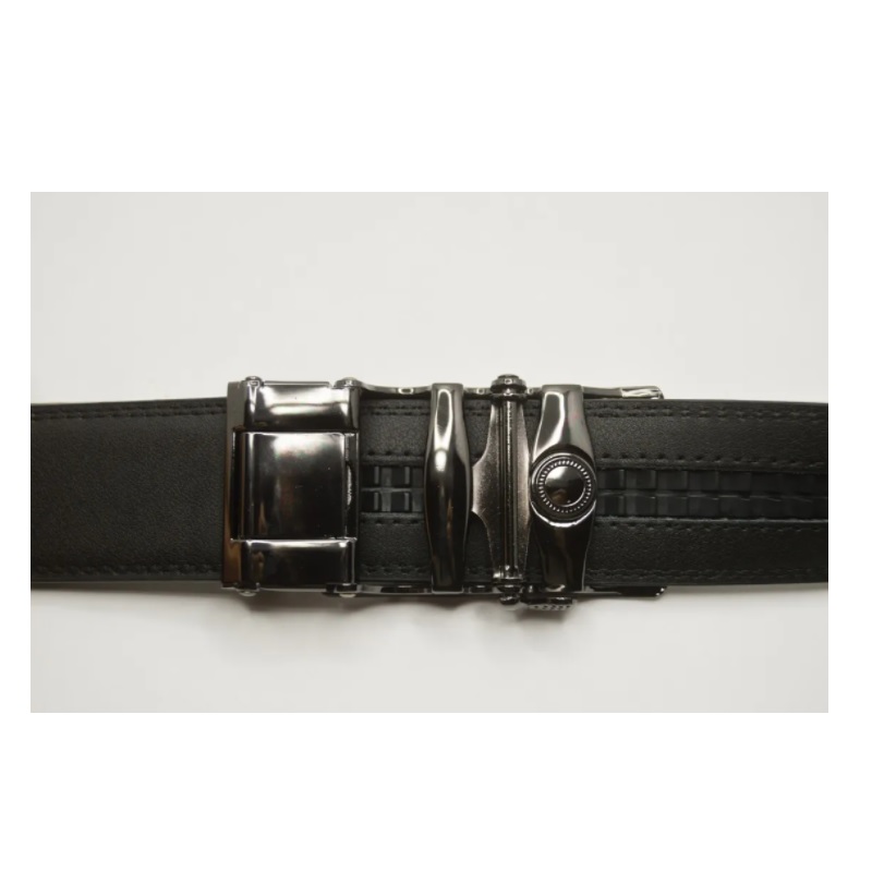 Cinturon Hombre Piel Hebilla Ajustable Multitalla