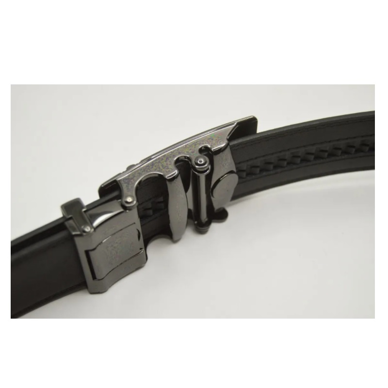 Cinturon Hombre Piel Hebilla Ajustable Multitalla