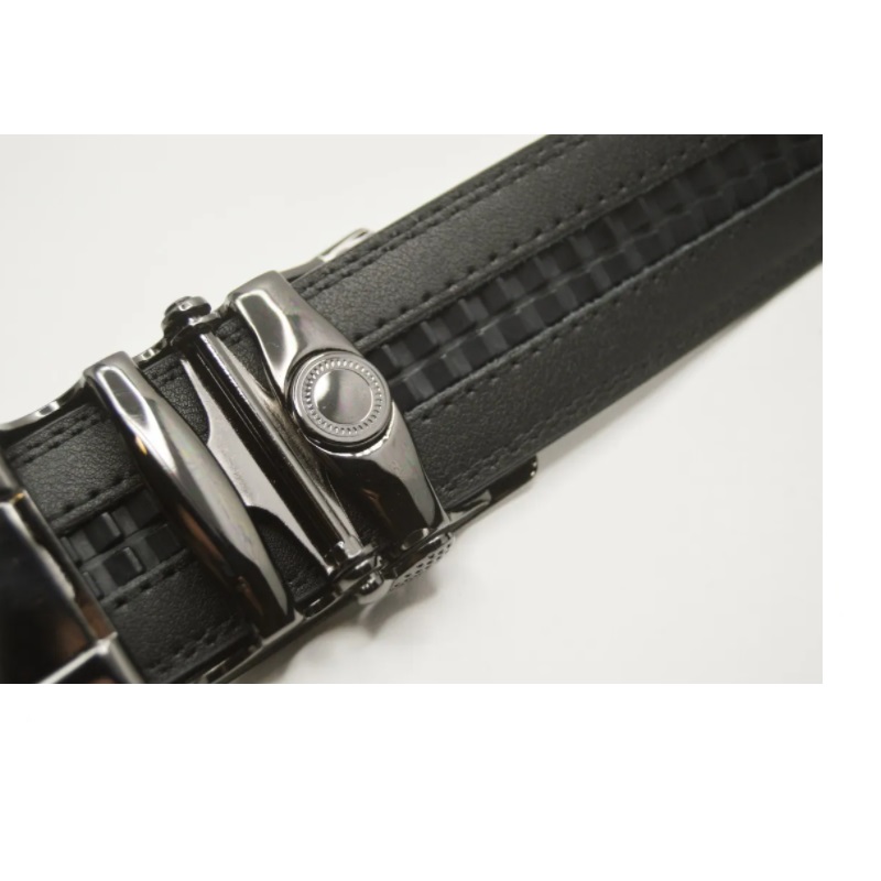 Cinturon Hombre Piel Hebilla Ajustable Multitalla