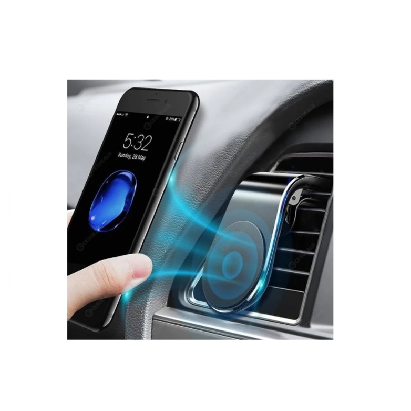 Soporte De Celular Magnético Para Auto Porta Teléfono Imán. Azul