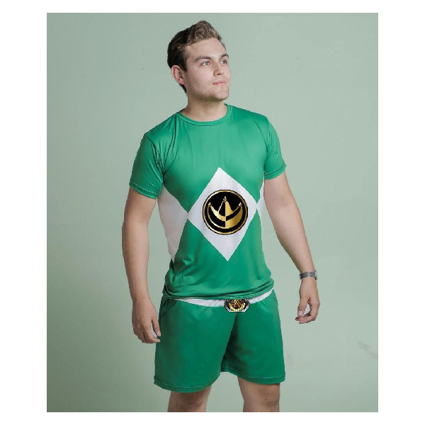 Playera Pijama Power Ranger Verde Dama