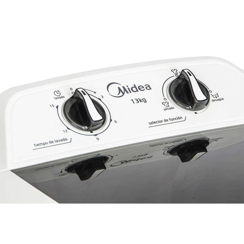 Lavadora Manual 13 kg Midea MLTS13M2SGDW Blanca