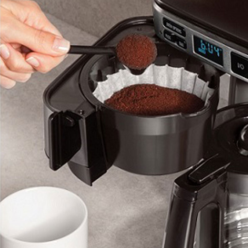 Cafetera Programable Fácil Acceso 12 tazas, Negra, Hamilton Beach 46310