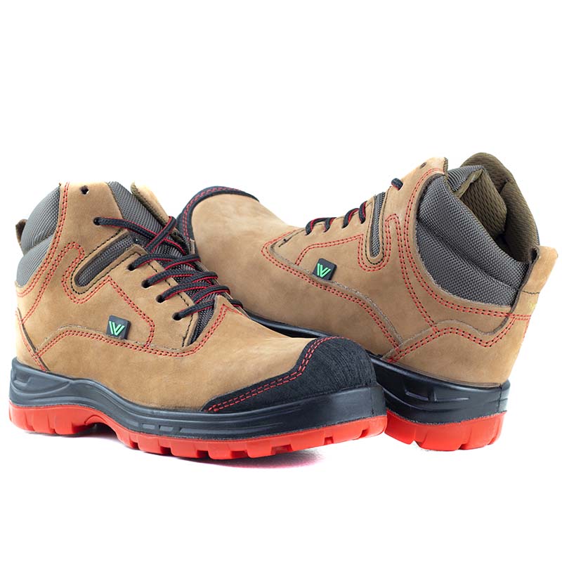 BOTAS VAN VIEN PARA CABALLERO CON CASQUILLO DIELÉCTRICO BLUAKPK8D CAFÉ ORIGINAL