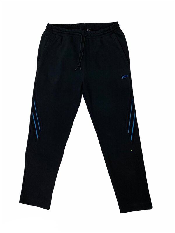 Pants Hugo Boss Color Negro de Algodón Para Hombre 