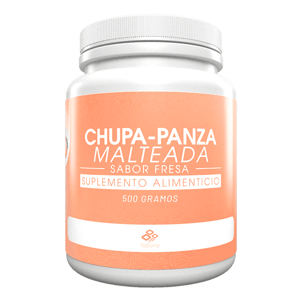 Malteada Fresa Chupa Pansa NaTerra 500gm