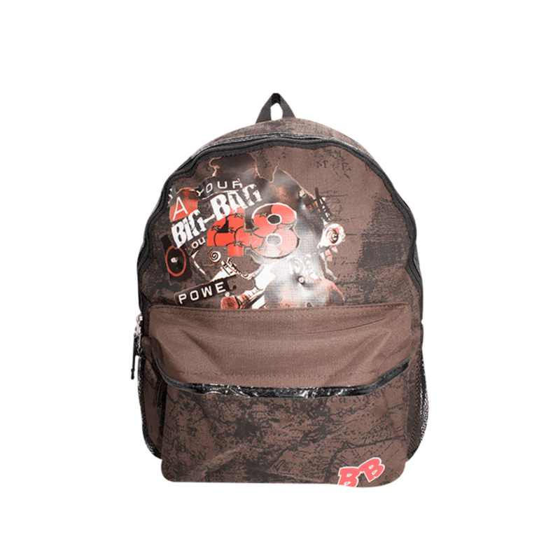 Mochila Café Lona Urbana Juvenil Escolar Con Luz Led Azas Ergonómicas