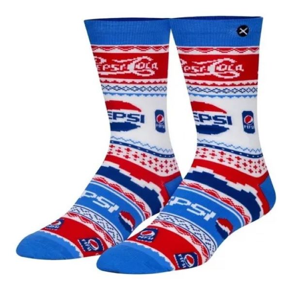 Calcetines Odd Sox Logo Pepsi- Cola Latas Rojo Blanco Azul Originales