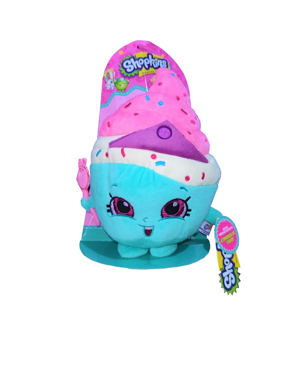 Peluche Shopkins Cup Cake  Marca Famosa Softies  20 Cm 