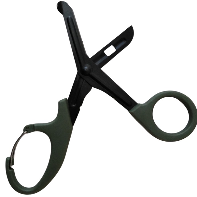 Tijeras Uso Rudo Paramédico Enfermería Con Llave Oxígeno