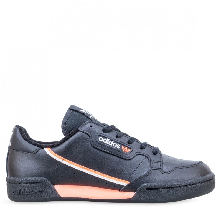 JS TENIS ADIDAS CONTINENTAL 80 NEGRO C/ NARANJA (EG6821)