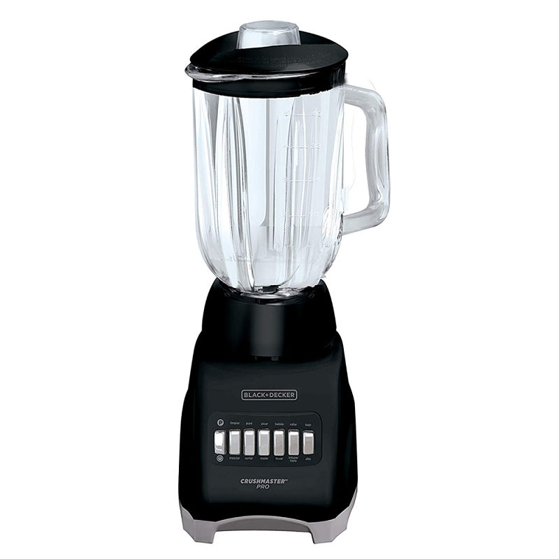 Licuadora Negra con Vaso de Vidrio de 1.25L BLACK & DECKER BL1000BG.